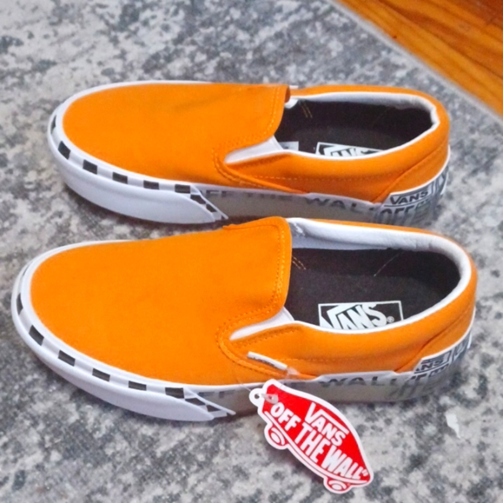Off the wall stacked Vans